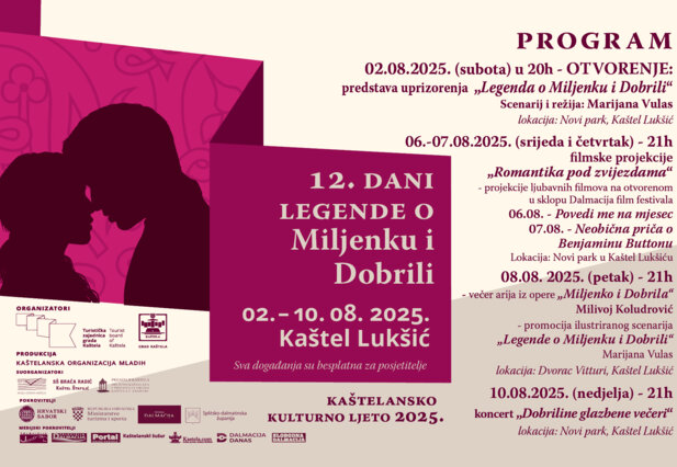 LEGENDA O MILJENKU I DOBRILI 2025.